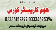 Home Carpenter Course In Rawalpindi