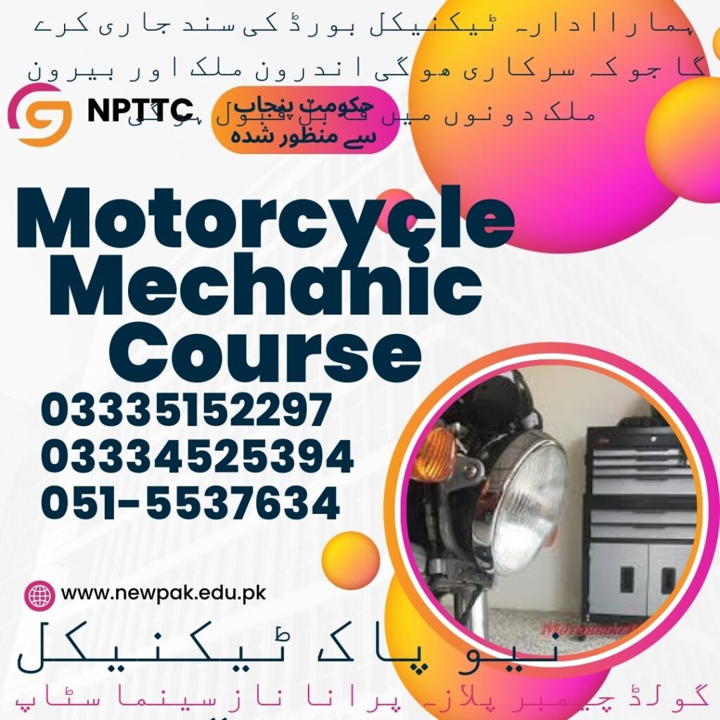 Motorcycle Mechanic Course In Rawalpindi 17