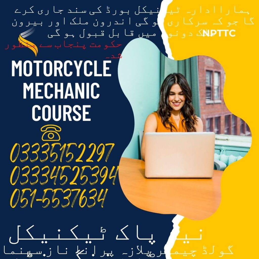 Motorcycle Mechanic Course In Rawalpindi 19