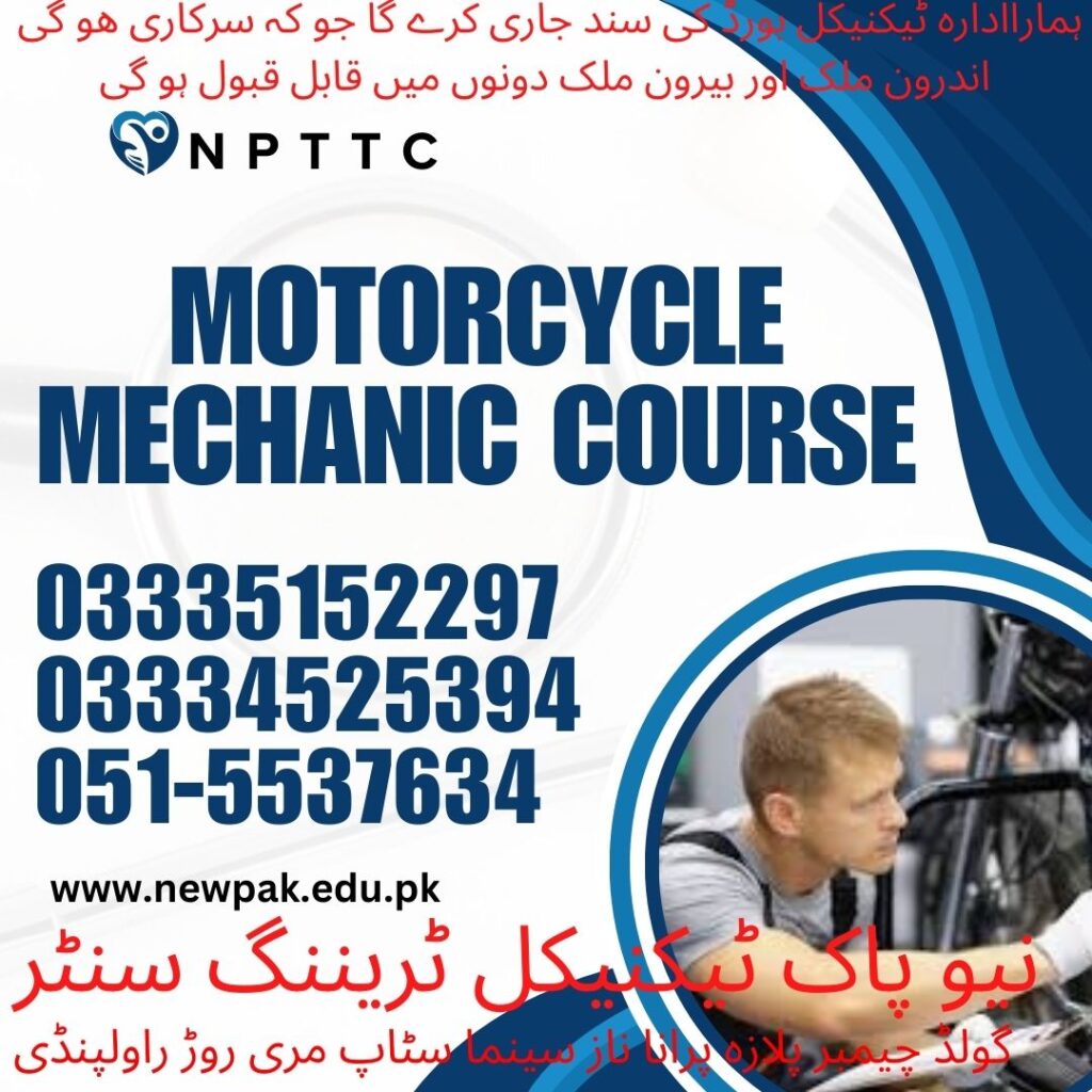 Motorcycle Mechanic Course In Rawalpindi 27