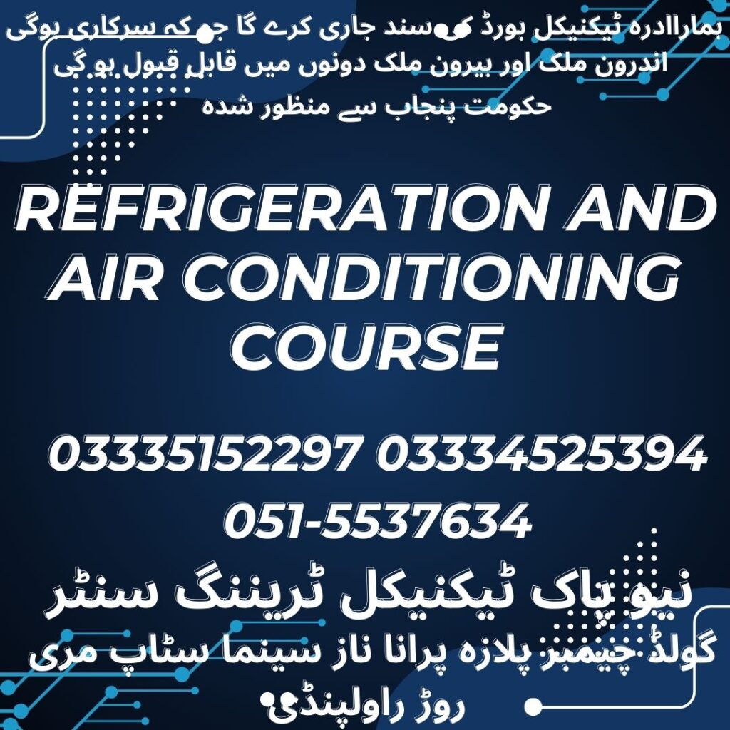 Refrigeration and Air Conditioning Course in Rawalpindi 9