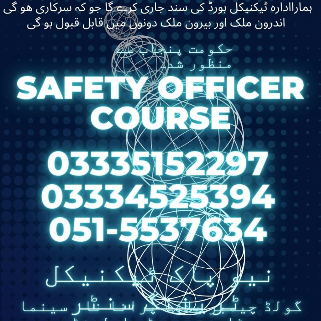 Safety Officer Course In Rawalpindi 10