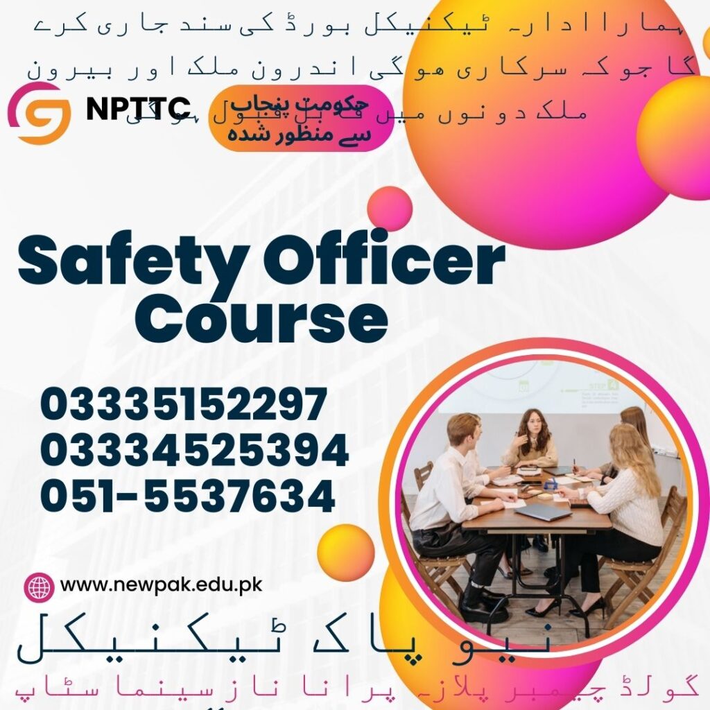 Safety Officer Course In Rawalpindi 17